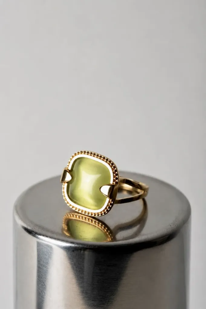 CLUTCH - RING | Gold Green