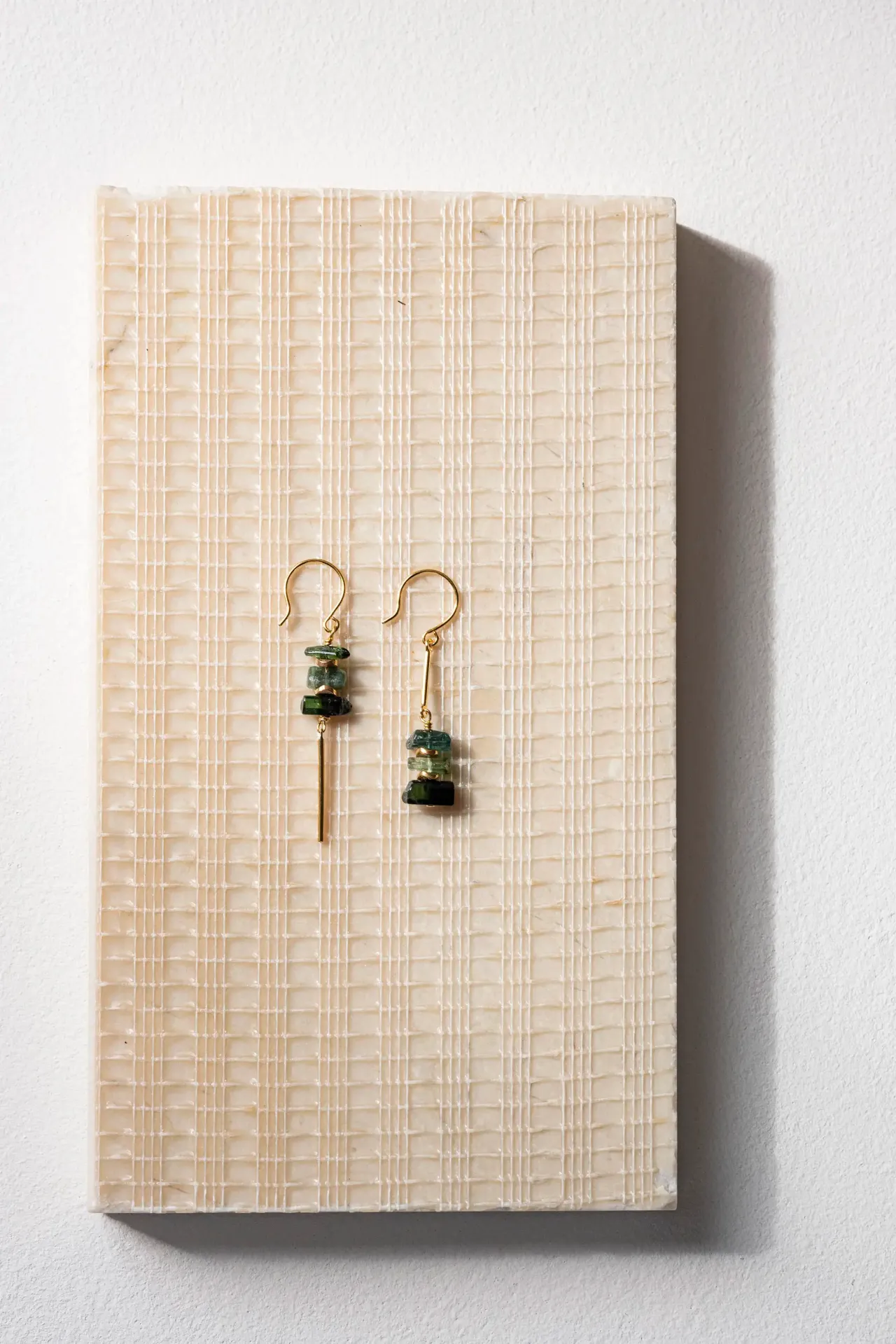 [262.VIRGIL/M-E-GGR] VIRGIL - EARRINGS | Gold Green