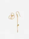 DALIA - BOUCLES D'OREILLES | Gold Green