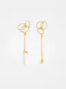 DALIA - BOUCLES D'OREILLES | Gold Green