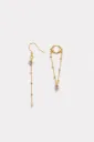 MIA - EARRINGS | Gold Light Green