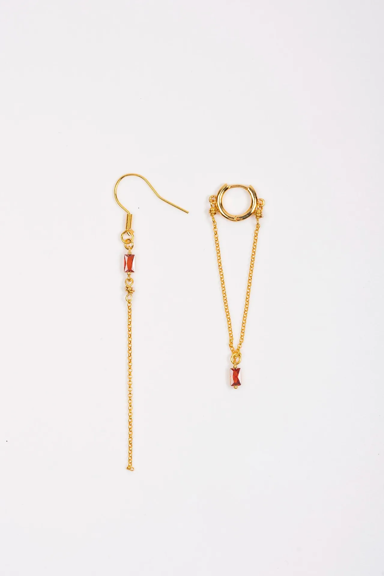 MIA - OORBELLEN | Gold Amber