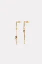 ICON - BOUCLES D'OREILLES | Gold Burgundy