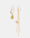 KISKISS - BOUCLES D'OREILLES | Gold White